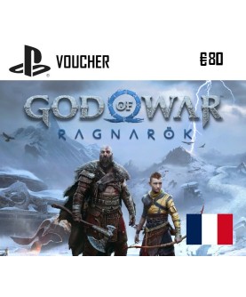 God of War Ragnarök PlayStation Network Card €80 FR PlayStation 5 Key 